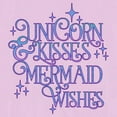 thumbnail image 3 of CafePress - UNICORN KISSES And MERMAID WISHES T Shirt - Women's Nightshirt, 3 of 4