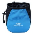 thumbnail image 1 of Climbing Magnesium Powder Bag Weightlifting Adjustable Waist Belt Chalk Bag Blue, 1 of 6