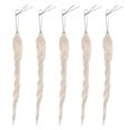 thumbnail image 1 of Liquidación de Black Friday! Sonbest - Adornos de carámbanos colgantes transparentes para árbol navideño o decoración de bodas de 6/8 pulgadas, decoración de fiesta de invierno DIY, blanco Speravity  SH1104-173, 1 of 7