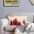 thumbnail image 2 of Red Christmas Lumbar Pillow Covers 12x20 Inch Set of 2 Santa Tree Gold Snowflake Xmas Rectangular Throw Pillows For Couch Winter Holiday Pillow Cases Farmhouse Home Decor For Sofa Porch Outdoor, 2 of 6