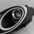 thumbnail image 4 of AKKON - For Porsche Boxster / Cayman 987 Halogen Type LED DRL Black Housing Projector Headlights Lamps, 4 of 5