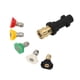thumbnail image 4 of Adaptador para hidrolavadora, conexión rápida de 1/4" de cobre, resina para lavadora de autos con 5 puntas de boquilla, 4 of 9