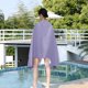 thumbnail image 4 of Dry Bath Towel Double Sided Fleece Beach Wearable Shawl Beach Swimming Absorbent Sports Towel, 4 of 6
