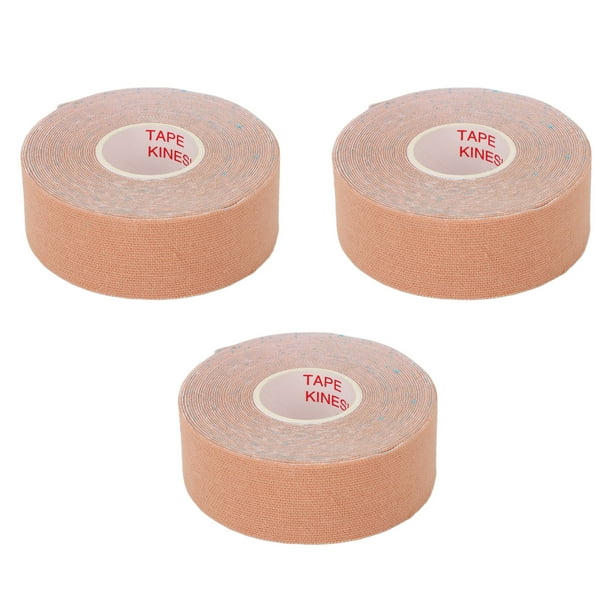 3 rollos de cinta facial para eliminar arrugas, fácil de cortar, parche reafirmante en forma de V, color de piel