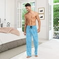 thumbnail image 7 of Blue Waves Men's Lightweight Pajama Bottoms Stretch Elastic Waist Side Pockets Spring Fall, 7 of 7