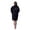 Black, variant on Short Waffle Bridesmaid Robe for Women Wedding Gift for Bridal Party (Charcoal, Medium)
