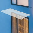 thumbnail image 4 of Door Awning Window Awnings & Canopies for Front Door/Porch Patio Roof PC Door Canopy Awning Rain Shelter Thicken Maintenance-Free Awning UV Rain Snow Dirt Protection 19.7 * 47.2in, 4 of 23