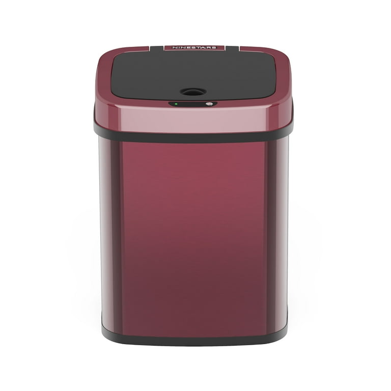 Nine Stars 13.2-Gal. Stainless Steel Sensor Trash Can - Gold