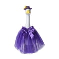 thumbnail image 2 of Lilixerw Spring Summer Goose Outfits Seasonal Cute Porch Goose Clothes with Bow & Hat,All Seasons Holiday Spring Goose Statue Costumes for 23" Cement Statue Garden Patio Outdoor Decor,Purple, 2 of 6