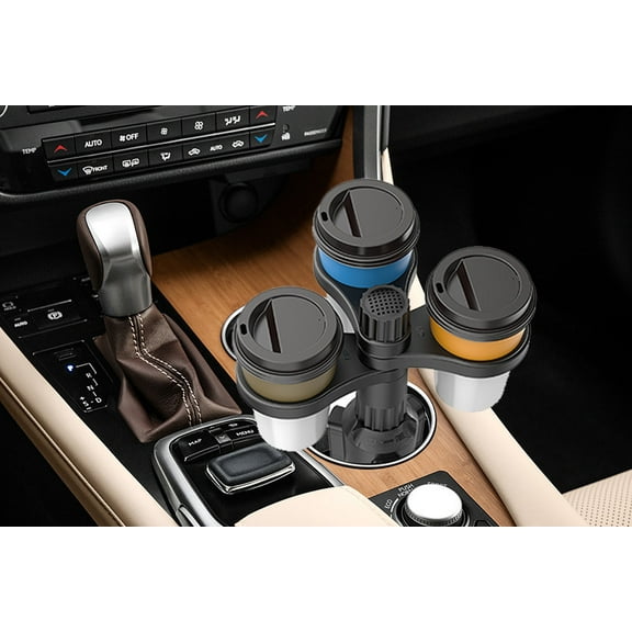 Cup Holder Expander for Car, All Purpose 3 in 1 Adjustable Drink Holders Adapter for Automotive, 2.76 inch 360