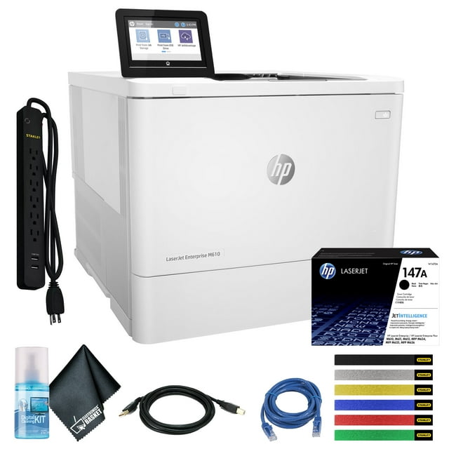 Imprimante Monochrome HP LaserJet Enterprise M610dn + Parasurtenseur + Plus d'Imprimantes