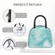 thumbnail image 4 of Fotbe Blue Marble Bolsa de Almuerzo con Estampado, Lonchera Aislada, Contenedor de Comida Reutilizable Tipo Cooler a Prueba de Fugas, 4 of 6