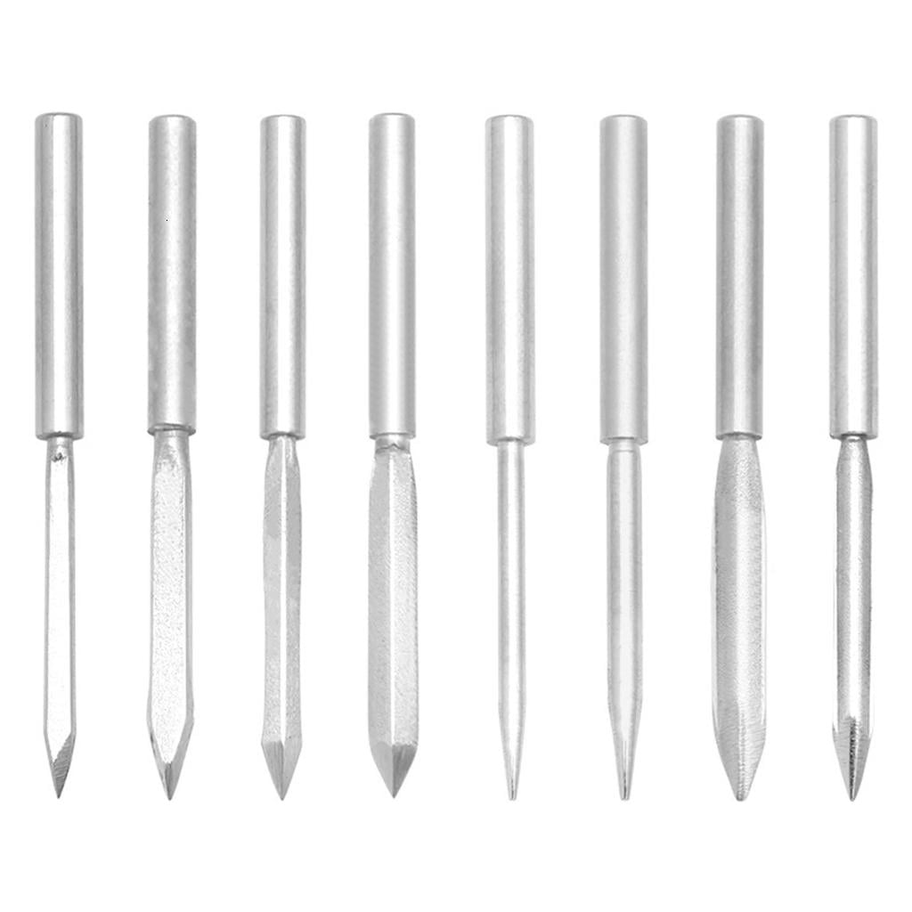 YIEMEEN 8 in 1 Awl Tool Set Leather Stitching Sewing Awl with Wood Handle for Craft