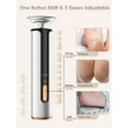 thumbnail image 2 of Electric Foot Callus Remover, 2-in-1 Cordless Feet File and Nail Grinder with 3 Modes, USB-C Rechargeable Dead Skin Remover, Silver, 2 of 9