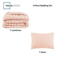 thumbnail image 4 of Mainstays 2-Piece Seersucker Comforter Set, Pink Blush, Twin/TXL, All Ages, Females, 4 of 7