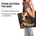 thumbnail image 2 of Fotbe Modern Cute Dog Bolsa Tote Estética de Lona con Estampado para Mujer - Bolsa Reutilizable de Hombro Casual para Vacaciones, Compras, Trabajo y Gimnasio, 2 of 8