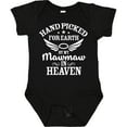 thumbnail image 3 of Inktastic Handpicked for Earth by My Mawmaw in Heaven with Angel Wings Boys or Girls Baby Bodysuit, 3 of 5