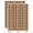 Brown, variant on Fragile Shipment Label Box Package Sticker Set - Red - Gloss Finish - 2.00" Large