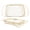Gold, variant on M Buder Stainless Steel Over‑Sink Colander with Fine Mesh, Expandable Rectangular Basket, Handles, Dishwasher Safe