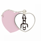 thumbnail image 1 of La inscripción Apellido caracter chino Gao Bolsa de viaje Mirror maquillaje corazón rosa, 1 of 4