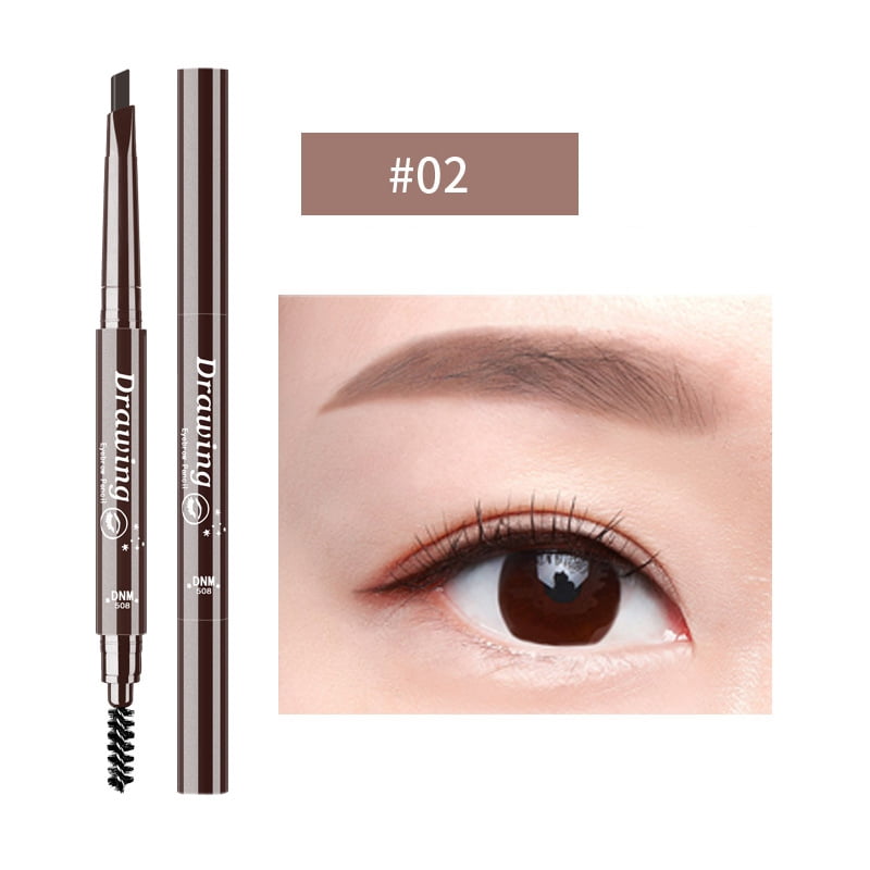 4 Colors Doubleheaded Triangle Eyebrow Tattoo Pencil