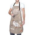 thumbnail image 3 of Uemuo Chicken Pattern Waterproof Apron Adjustable Dishwasher Apron- Apron for Women Men Heavy Duty Work Apron for Dishwashing Chemical Lab, 3 of 9
