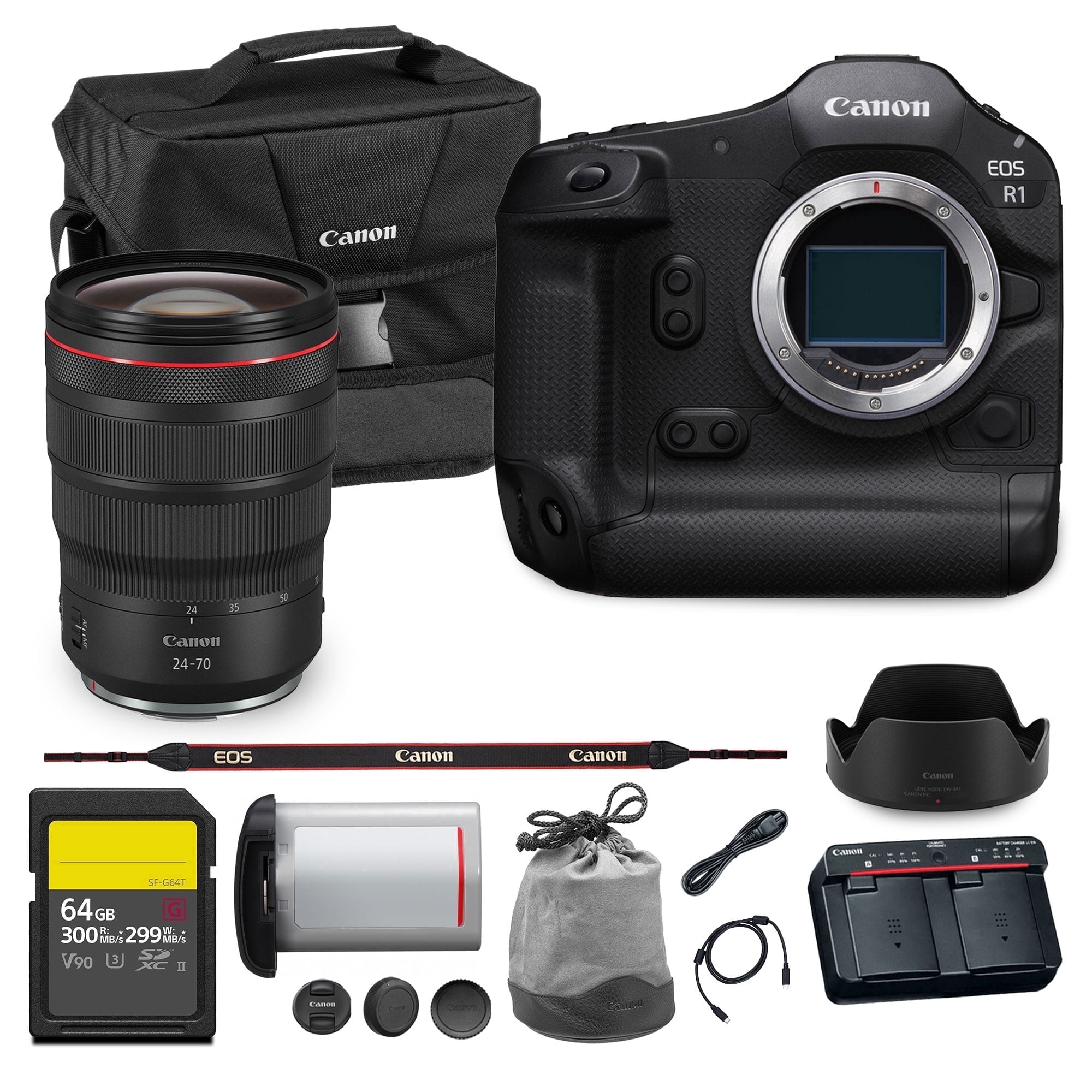 Canon EOS R3 Mirrorless Digital Camera Body 24 MP Full-Frame