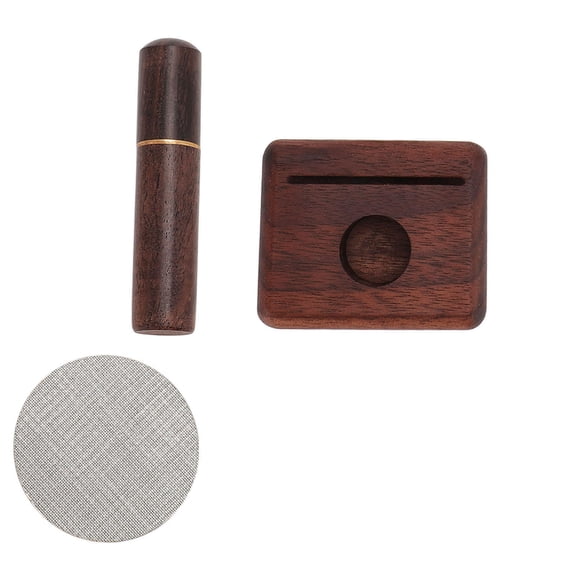 Suodoka 51mm Coffee Needle Distributor Set – 304 Stainless Steel Puck Screen, Powder Stirrer & Base for Home & Café Use