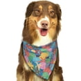 thumbnail image 6 of Naloa Starfish And Algae Dog Bandanas 1PC Washable Triangle Dog Scarfs Premium Durable Fabric, for Small Medium Large Dogs and Cats, 6 of 6