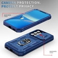 thumbnail image 4 of Case for Galaxy A54 5G, Slide Lens Protective Case Shockproof Impact Resistant with Kickstand Cover Case for Samsung Galaxy A54 5G (Dark Blue), 4 of 12