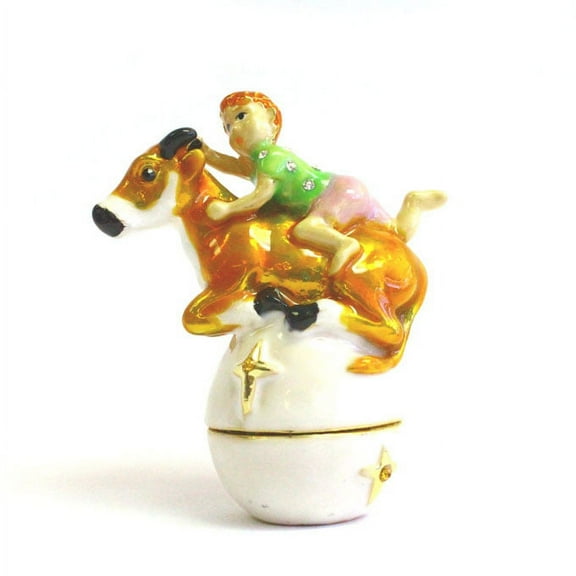 Bejeweled Horoscope Taurus Statue