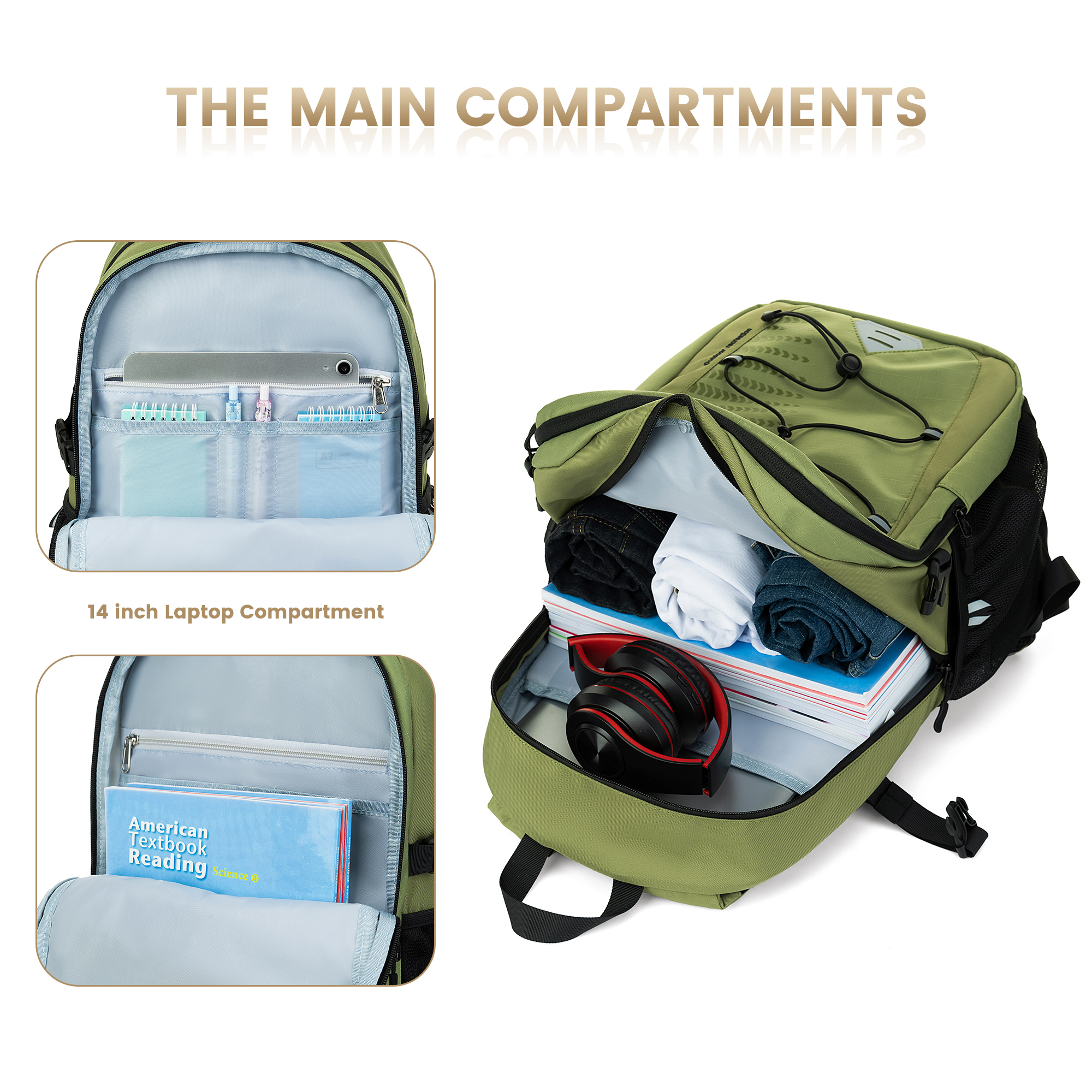 Smicure Water Resistant Travel Backpack photo 4