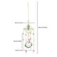thumbnail image 2 of Atrapasoles De Cristal Para Colgar Campanillas De Viento Atrapasol Para Jardín Atrapasol Arcoíris Hecho A Mano Atrapasol Chapado En Oro, 2 of 3