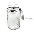 thumbnail image 3 of Btomtd Lemonade Drink Pitcher with Fruit Teapot Feature Refrigerator Cold Kettle for Party Bar Wedding Home Kitchen Pitcher and Kettle, Clear, 3 of 7