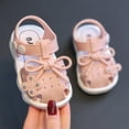 thumbnail image 5 of Herrnalise Infant Baby Girl Boy Sandals Summer Outdoor Beach Shoes Flower Bowknot Anti Slip Newborn Toddler First Walking Shoes For Baby Gifts, 5 of 9