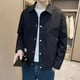 thumbnail image 4 of Reseñas de abrigos masculinos de color sólido, chaquetas casuales para hombres, coreanas, muchas ofertas de ropa Joker de alta calidad, nuevas y baratas, moda 2024, 4 of 5