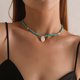 thumbnail image 2 of Bohemio hecho a mano de cuentas collar gargantilla ajustable colorido Seashell Surfer Collares Playa Pooka Boho Trendy Gargantilla Collar de moda de verano, 2 of 8