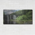 thumbnail image 3 of Luxe Metal Art 'Salmon River Falls' by Lori Deiter, Metal Wall Art, 48"x24", 3 of 9