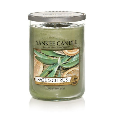Yankee Candle Sage and Citrus Large Tumbler 22 oz Candle #1122803