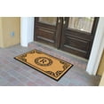 thumbnail image 5 of A1HC First Impression Hand Crafted by Artisans Geneva Monogrammed Entry Doormat, 30"X48", 5 of 7