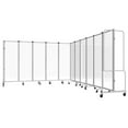 thumbnail image 3 of NPS Room Divider 6' Height 11 Sections Clear Acrylic Panels Grey Frame, 3 of 3