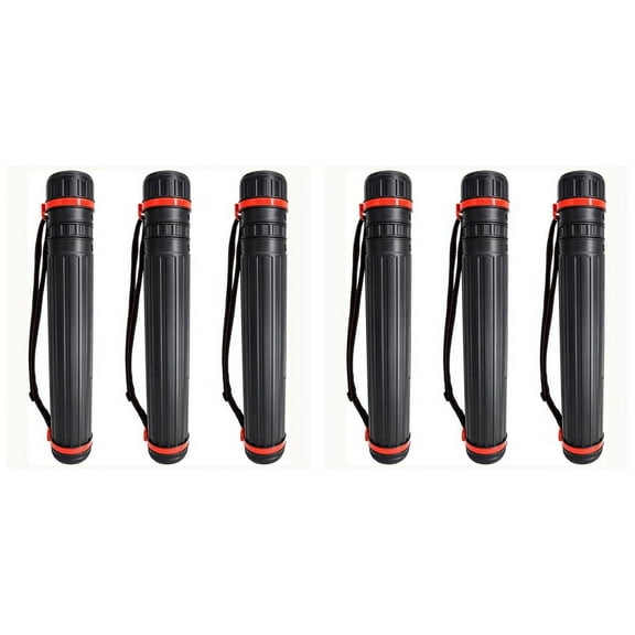 6Pack Poster Tube-Telescoping Blueprint Holder, Art Tube for Posters, Documents, Art, Blueprints, Expandable 28.75Inches