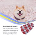 thumbnail image 3 of Methold Camisa a cuadros para mascotas, suministros para mascotas, camisetas para perros, camisa cálida para cachorros, otoño e invierno, sin hebillas, Type3 NO3 Methold PT003817-09B, 3 of 6