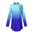 thumbnail image 3 of Birdeem Womens off Shoulder Sleeves Long Sleeve Printed High Neck Top T-Shirt, 3 of 12