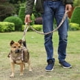 thumbnail image 2 of Military Tactical Dog Leash Training Adjustable Quick Release Elastic Leads Rope With 2 Control Handle For Medium And Small Dogs, 2 of 9