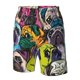 thumbnail image 4 of Fotbe Colorful Pug Trajes de Baño Estampados para Hombre, Shorts de Verano de Secado Rápido, Ropa de Playa, Bañadores-Large, 4 of 6