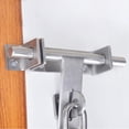 thumbnail image 3 of Sliding Bolt Latch 170mm Thickened Stainless Steel Bolt with Padlock Hole, 3 of 7