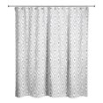 thumbnail image 2 of Creative Products Silver Southwest Diamond 71x74 Shower Curtain, 2 of 2