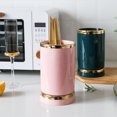 thumbnail image 2 of Cutlery Ceramic Chopstick Holder Chopsticks Storage Knife Tableware Utensils Organizer Tableware Utensils Organizer Rack Decoration Accessories Pink, 2 of 9