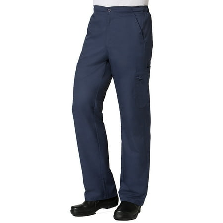

Maevn Uniforms Men s Half-Elastic Drawstring Waist Cargo Scrub Pant